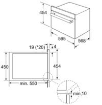 Furrë kompakte Amica AMMB44E2GCI X-TYPE - Figura 5