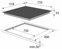 Pllakë Amica IN7543ICSTK - Figura 2