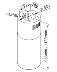 Aspirator Amica OWC4241BO - Figura 2
