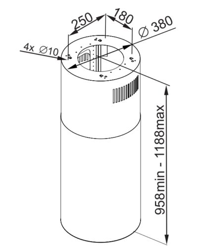 Aspirator Amica OWC4241BO - Figura 2
