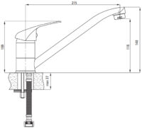 Rubinetë Deante Faro BMU_060M - Figura 2