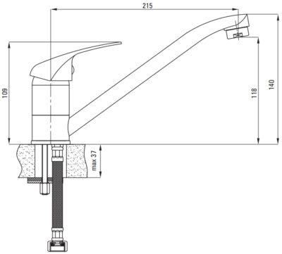 Rubinetë Deante Faro BMU_060M - Figura 2