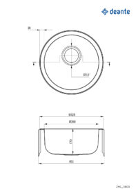Lavaman+Rubinet Deante ZHCD0813 - Figura 2
