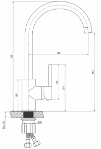 Lavaman+Rubinet Deante ZQJYN113 - Figura 3