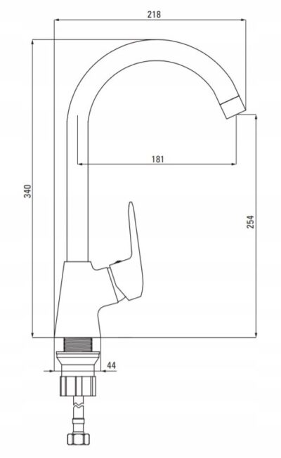 Lavaman+Rubinet Deante ZRCB2113 - Figura 3